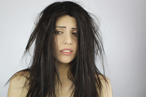 Mga dry hair mask
