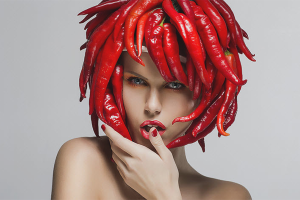 Mga mask ng buhok na may pulang paminta
