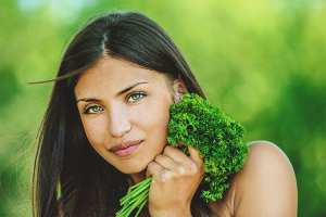 Parsley face mask