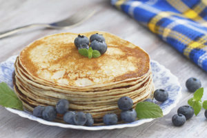 Mga pancake ng suso