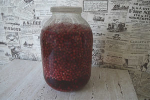Ibabad na lingonberry para sa taglamig