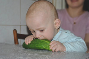 Sa anong edad ang isang bata ay bibigyan ng mga pipino